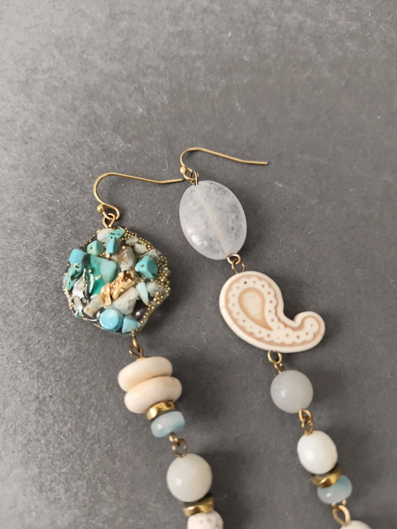 Pendientes de múltiples piedras – photo 5
